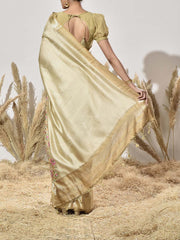 Golden Silk Saree