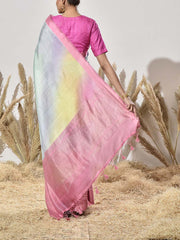 Multi Color Kota Silk Saree
