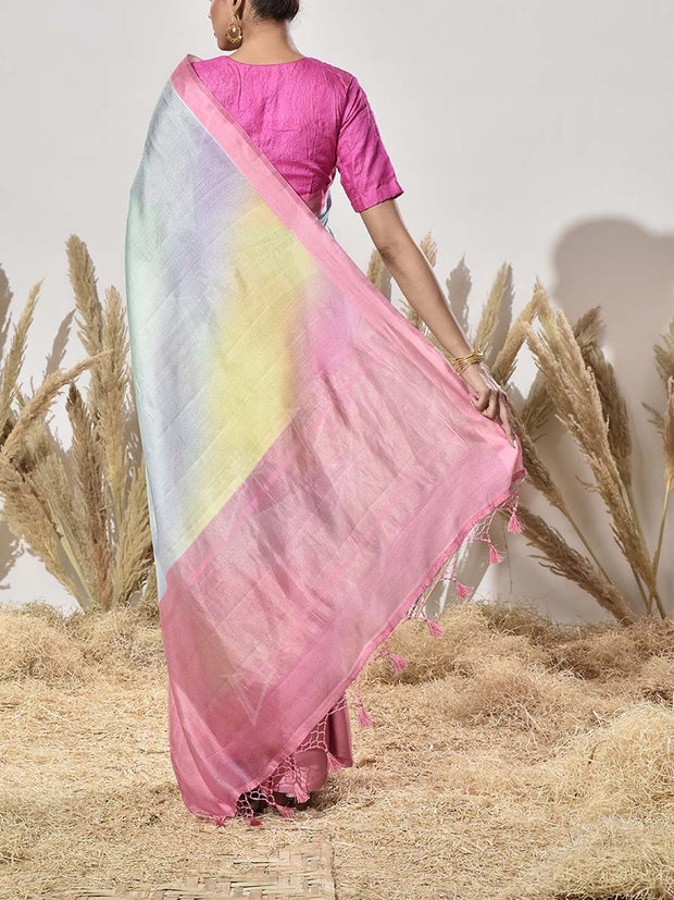 Multi Color Kota Silk Saree