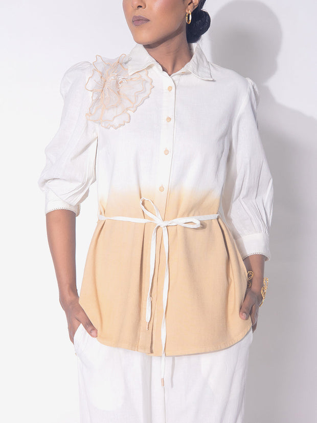 Off White Cotton Co-Ord Set