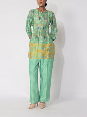 Light Vasansi Silk Printed Co-ord Set