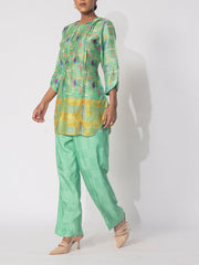 Light Vasansi Silk Printed Co-ord Set