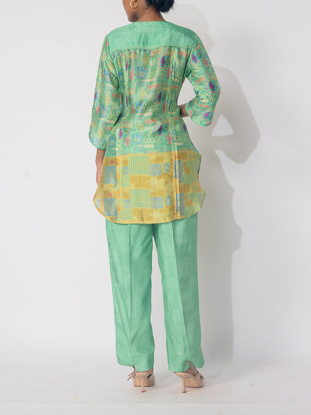 Light Vasansi Silk Printed Co-ord Set