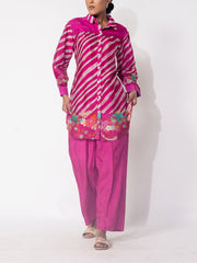Pink Vasansi Silk Printed Co-ord Set