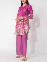 Pink Vasansi Silk Printed Co-ord Set