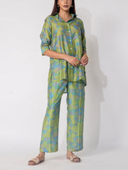 Green Vasansi silk Co-Ord Set