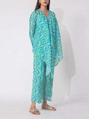 Sea Green Vasansi silk Co-Ord Set