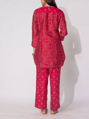 Red Vasansi Silk Co-Ord Set