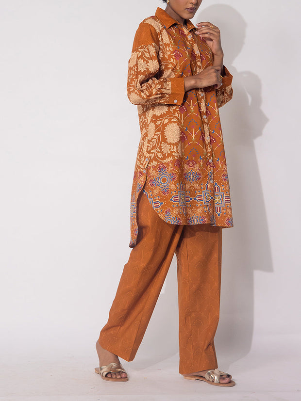 Mustard Cotton Co-Ord Set