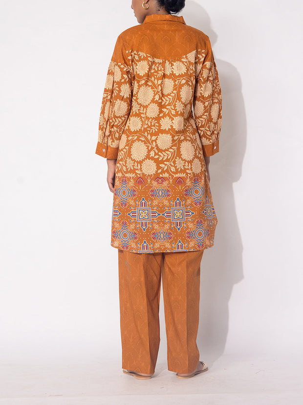 Mustard Cotton Co-Ord Set