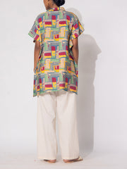 Multicolor Vasansi Silk Printed Top
