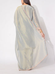 Grey Tissue Suit Set