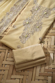 Yellow Kota Cotton Dress Material