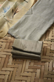 Pista Green Tissue Cotton Dress Material