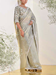 Green Tissue Saree