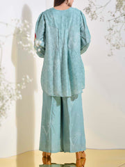 Green Vasansi Silk Co Ord Set