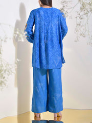 Blue Vasansi Silk Printed Co Ord Set