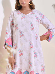 Off-White Vasansi Silk Printed Co Ord Set