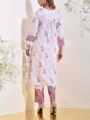 Off-White Vasansi Silk Printed Co Ord Set