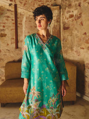 Green Embroidered Co-ord Set