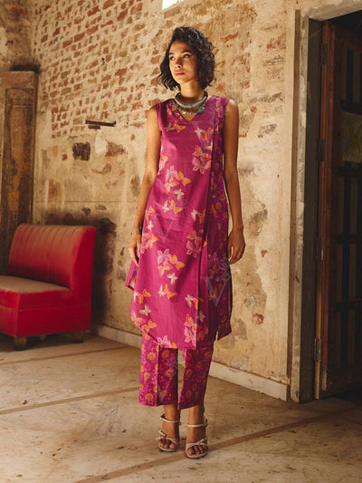 Mystic Pink Printed Co-ord Set