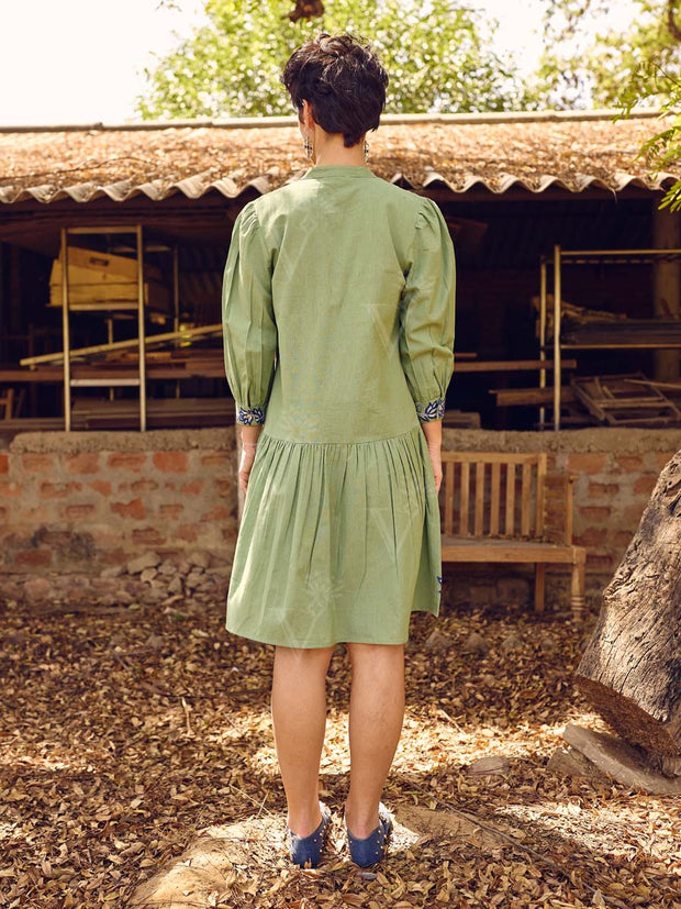 Green Cotton Dress