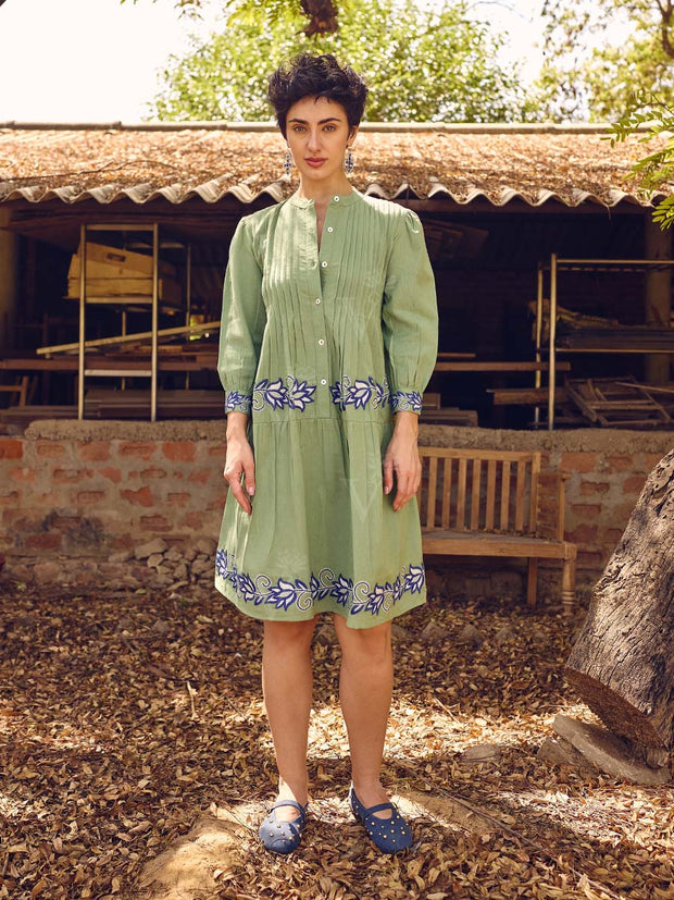 Green Cotton Dress
