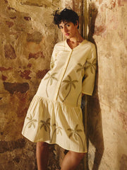 Off-White Cotton Dress
