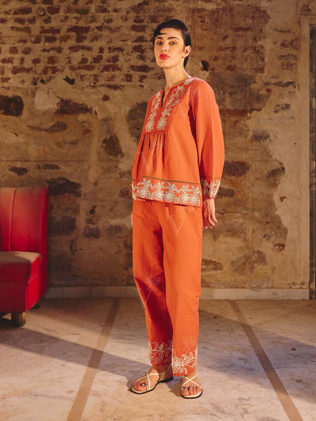 Rust Orange Co-ord Set