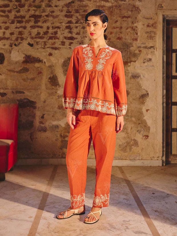 Rust Orange Co-ord Set