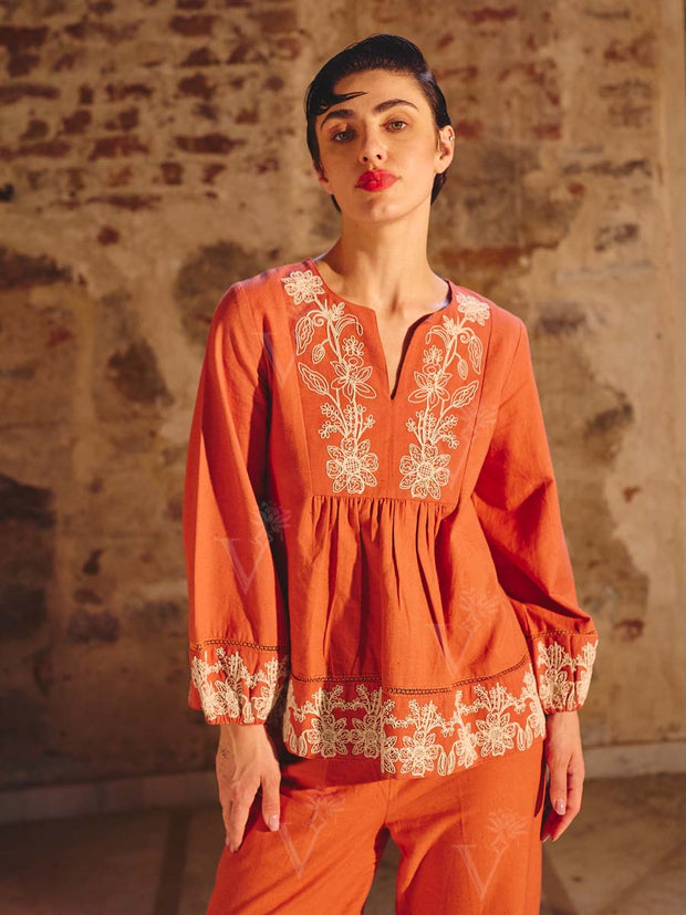 Rust Orange Co-ord Set