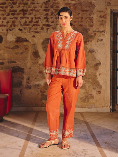 Rust Orange Co-ord Set
