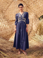 Blue Cotton Dress