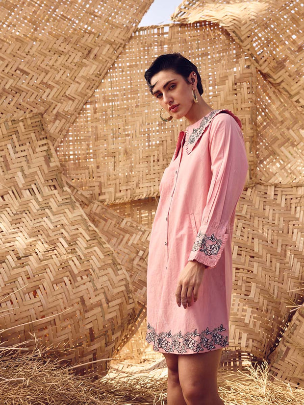 Pink Cotton Dress
