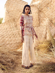 Ivory and Pink  Co-ord Set 