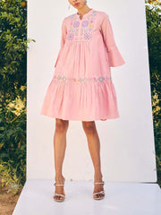 Pink Cotton Dress 