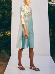 Blue Cotton Dress 
