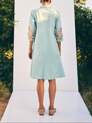 Blue Cotton Dress 