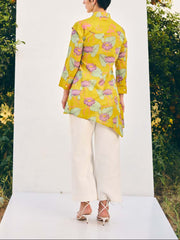 Yellow Printed Top
