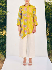Yellow Printed Top