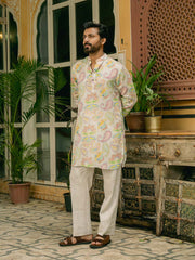 Pastel Paisley Ganganagery Kurta