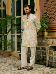 Pastel Paisley Ganganagery Kurta