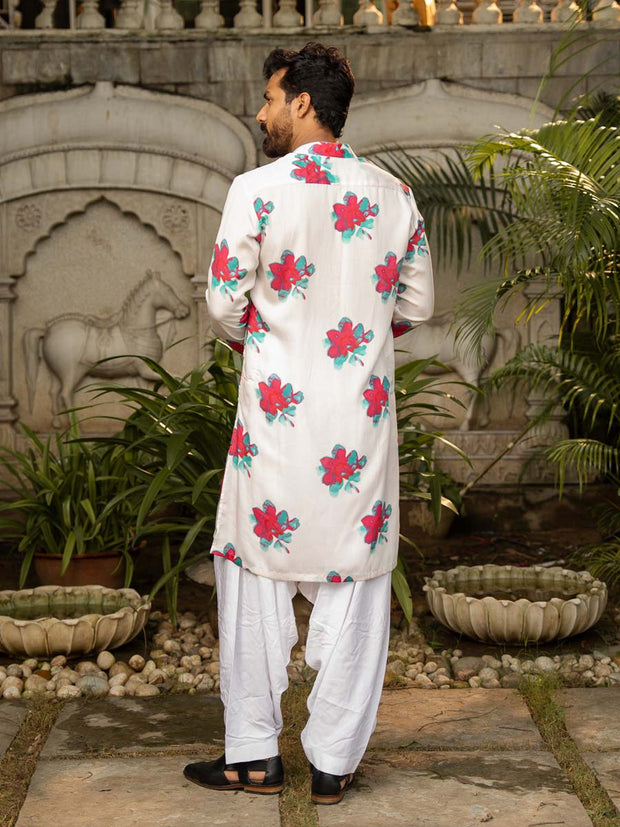 Gulab Nagri Zipper Kurta