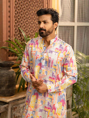 Pastel Vista Ganganagery Kurta