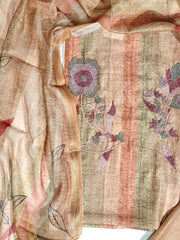 Multi Chanderi Dress Material