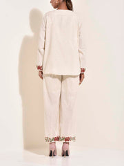 Beige Cotton Co Ord Set