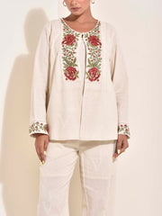 Beige Cotton Co Ord Set