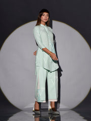 Light Green Linen Co Ord Set