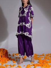 Violet Kaftan Set