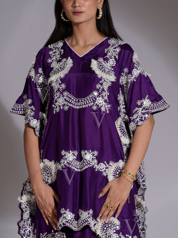 Violet Kaftan Set